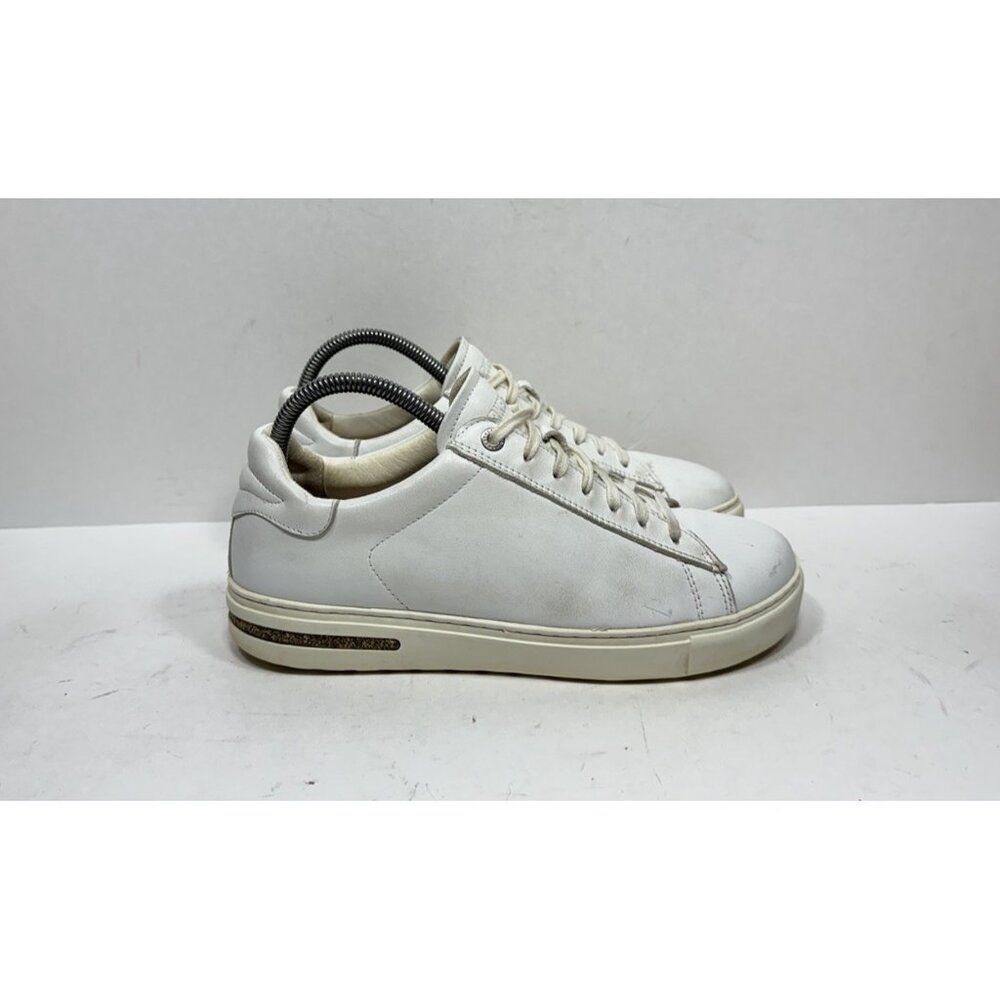 Birkenstock Bend Low Top Leather Sneakers White Women’s Size‎ 8 Narrow